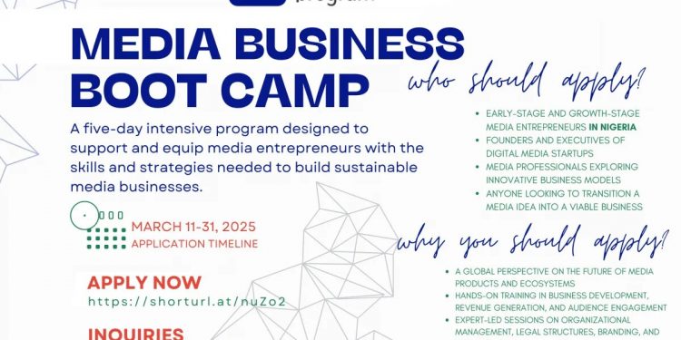Call For Applications: NAMIP Media Business Bootcamp for Media Entrepreneurs