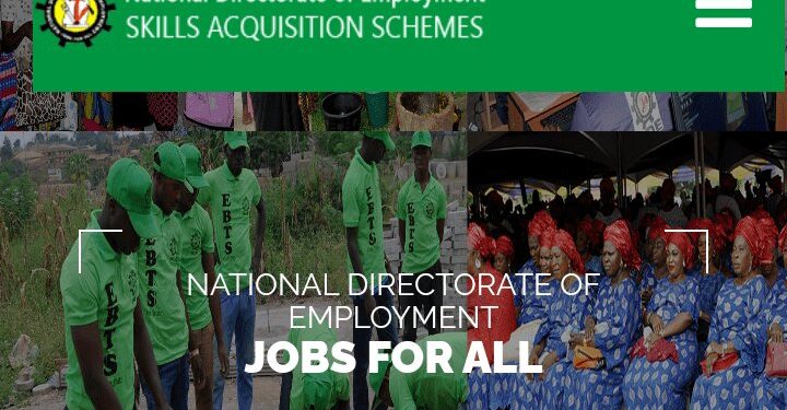 Call For Applications: National Directorate of Employment (NDE) Skill Acquisition Program
