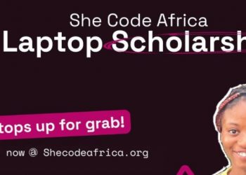 Call For Applications: She Code Africa Laptop Scholarship Program 2025 (Free Laptop, Financial support ,Free access to internet and Training)