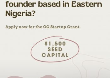 Call For Applications: The OG Startup Grant For Young Entrepreneurs in Nigeria ( Up to $1,500 (NGN equivalent)