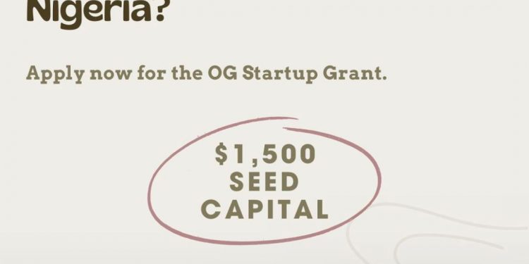 Call For Applications: The OG Startup Grant For Young Entrepreneurs in Nigeria ( Up to $1,500 (NGN equivalent)