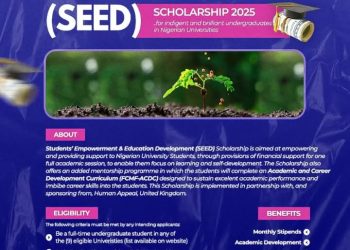 Call For Applications: Student’s Empowerment Education Development (SEED) Scholarship 2025