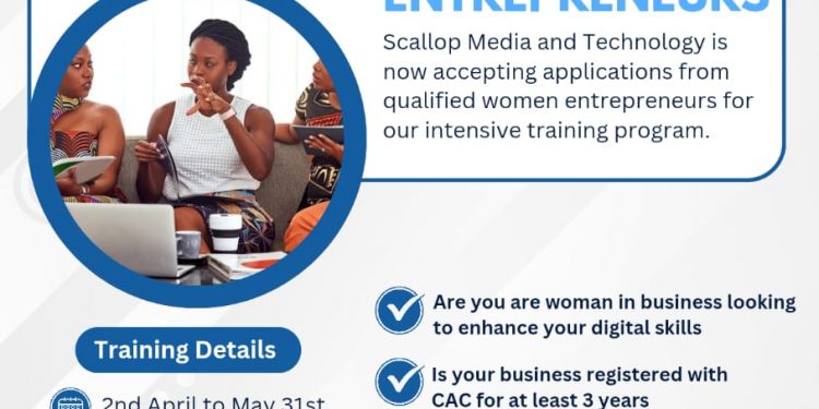 Call For Applications: SCALLOP Free Digital Training Skills For Women Entrepreneurs