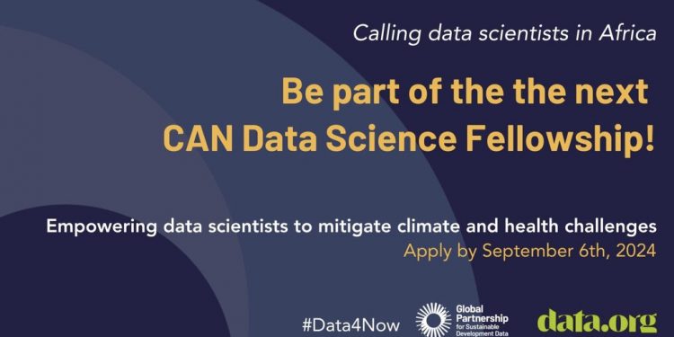 Call For Applications: Capacity Accelerator Network (CAN) Data Science Fellowship 2025 for Africans (Monthly Stipend, Practical Project Work, and Media Training)