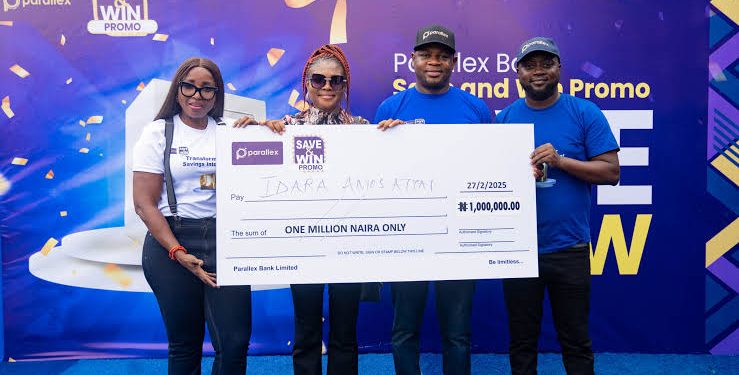 Parallex Bank Rewards 154 Customers in Uyo, Trader Wins ₦1 Million