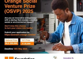 Call For Applications: Orange Social Venture Prize in Africa and the Middle East 2025