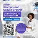 Call For Applications: AI for Women-Led MSMEs Program