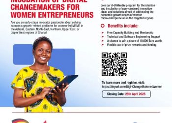 Call For Applications: Digital ChangeMakers Incubation Program 2025 for Women Entrepreneurs