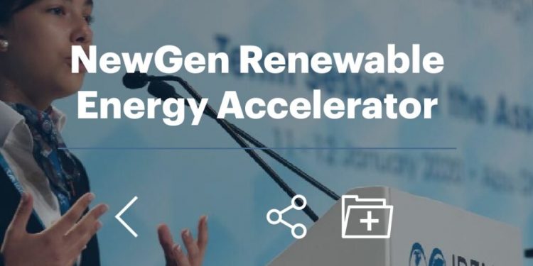 Call for Applications: IRENA NewGen Renewable Energy Accelerator (NewGen) Program 2025 for Youth-led Start-Ups