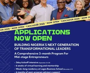 Call For Applications: Cascador 2025 For Mid-Stage African Entrepreneurs (Up to $2M Catalytic Fund)