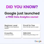 Call For Applications: Google Free Data analytics Certification Programs