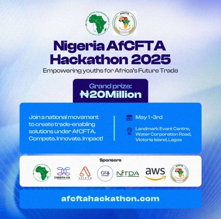 Call For Applications: Nigeria AfCFTA Hackathon 2025(Up to N20 Million Grand Prize)