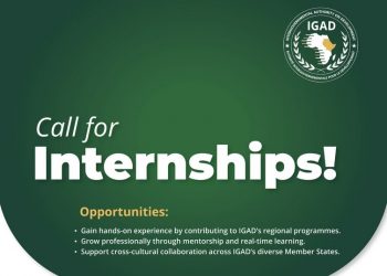 Call For Applications: IGAD Internship Program 2025 for Africans