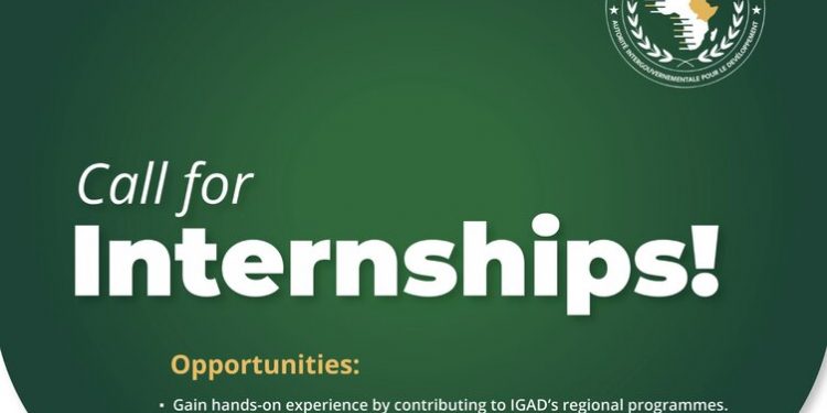 Call For Applications: IGAD Internship Program 2025 for Africans