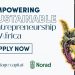 Call For Applications: VilCap Empowering Sustainable Entrepreneurship in Africa Program 2025