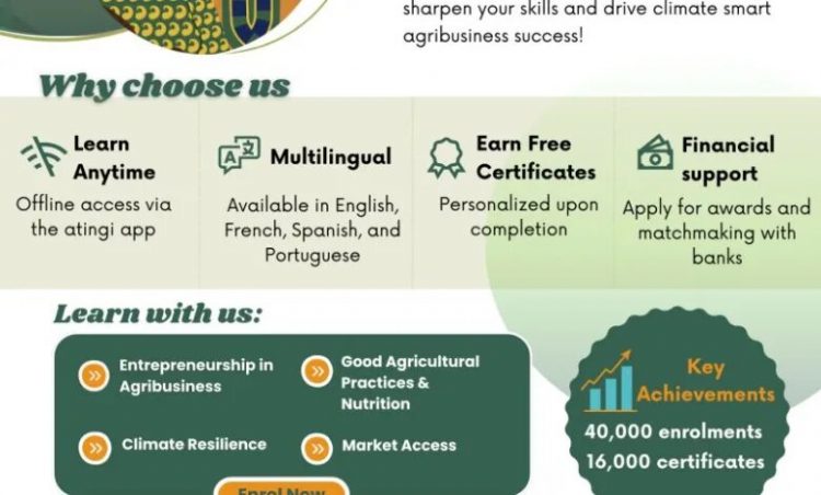 Call For Applications: Agri-Business Facility for Africa (ABF) Climate Smart Agribusiness e-Academy