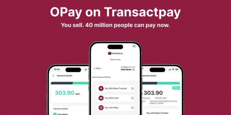 Transactpay-OPay Deal Opens 40 Million Wallets to Nigerian SMEs
