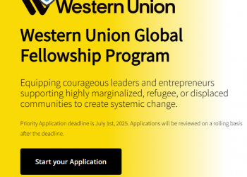 Call for Applications: Western Union Global Fellowship Program ( Funding, Mentorship and Tools Available)