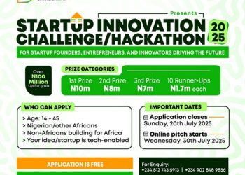 Call for Applications: Startup Innovation Challenge/Hackathon 2025 (₦100 million in Prizes)
