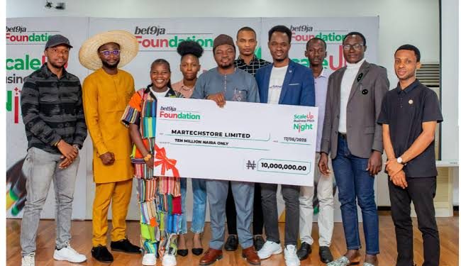 Martech Store Wins N10 Million at Bet9ja Foundation’s ScaleUp Pitch Challenge, Poised to Power Nigeria’s Digital Future