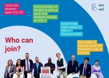Call for Applications: UNESCO SDG4 Youth & Student Network 2026/2027