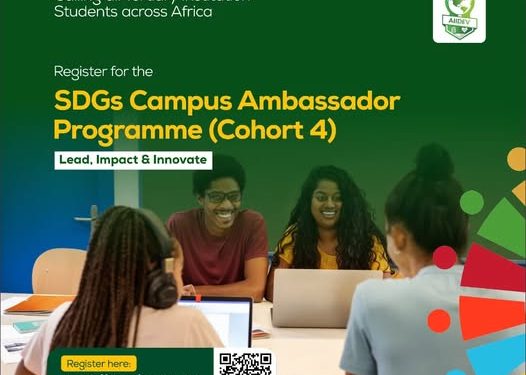 Call for Applications: SDGs Campus Ambassador Programme Cohort 4