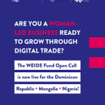 Call for Applications: WTO/ITC Women Exporters in the Digital Economy (WEIDE) Fund (Up to $30,000)
