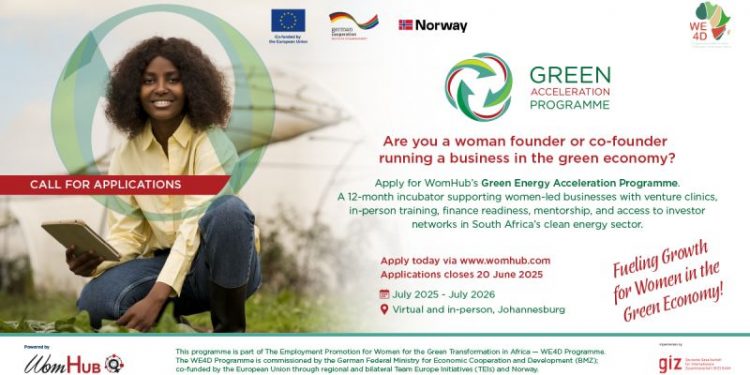 Call For Applications: WomHub’s Green Acceleration Programme 2025 ( GAP)