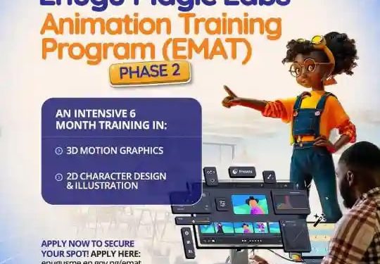 Call For Applications: Enugu Magic Labs Animation Training (EMAT) Program, Batch 2