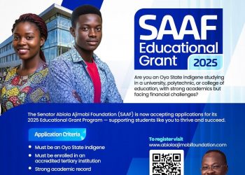Call For Applications: Sen. Abiola Ajimobi Foundation Scholarship 2025 ( N150,000 Grant)