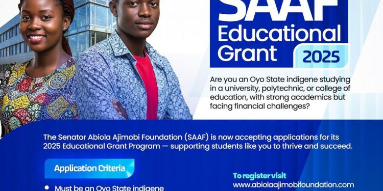 Call For Applications: Sen. Abiola Ajimobi Foundation Scholarship 2025 ( N150,000 Grant)
