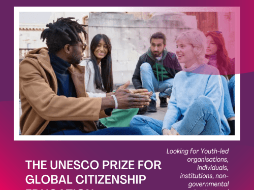 Call For Applications: UNESCO Prize for Global Citizenship Education,2025 (50,000 USD)