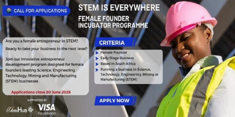 Call For Applications: WomHub Africa STEM is Everywhere Female Founder Incubator 2025