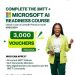 Call For Applications: 3MTT, Microsoft 3,000 FREE LinkedIn Premium Vouchers for Nigerians