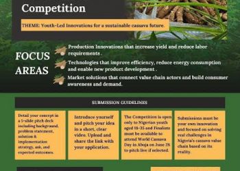 Call for Applications: Cassava Change-Makers Pitch Competition 2025 ( UpTo N5 Million Prize)