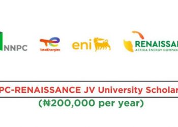 Call For Applications: NNPC – RENAISSANCE JV University Scholarship For Nigerians