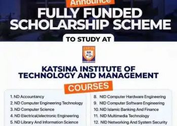 Call For Applications: Katsina Local Government Scholarship Program for KSITM Studies