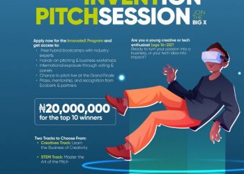 Call for Applications: InnovateX Creativity & Invention Pitch Session ( N20 Million in Prize+ Mentorship)