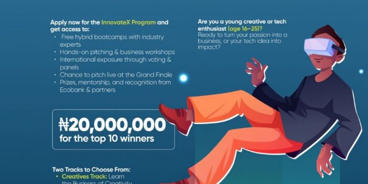 Call for Applications: InnovateX Creativity & Invention Pitch Session ( N20 Million in Prize+ Mentorship)