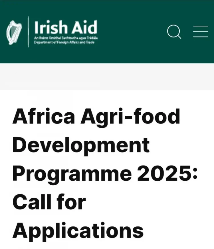 Call For Applications: Africa Agri-Food Development Program (AADP) Grant For SMEs (Up to €100,000 Grant Funding)