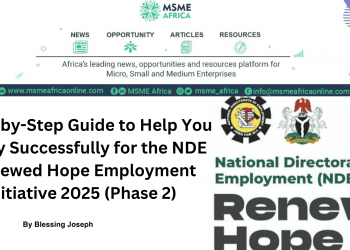 Having Issues Applying for the NDE Renewed Hope Employment Initiative 2025 (Phase 2)? Here’s a Step-by-Step Guide to Help You Apply Successfully