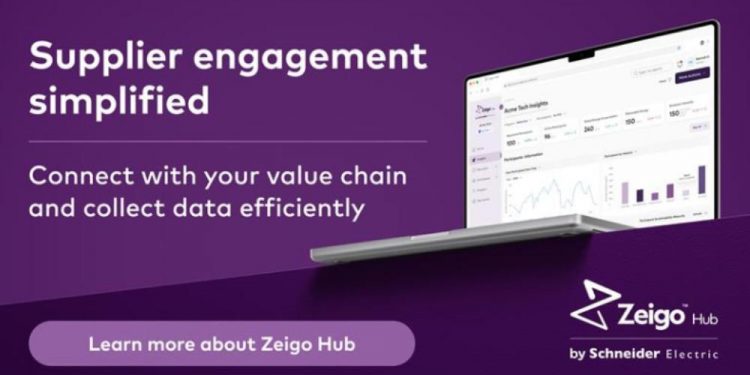 Schneider Electric Launches Zeigo Hub to Power Global Supply Chain Decarbonization