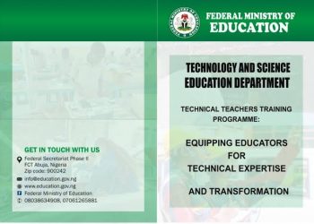 Call For Applications: Federal Government Technical Teachers Training Programme 2025  ( Fully Funded – No Tuition or Training Costs)