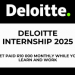 Call For Applications: Deloitte Cybersecurity Internship Program 2025