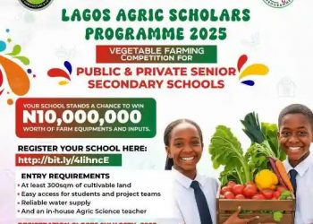 Call For Applications: Lagos Agric  Scholars’ Program 2025(N10 Million Prize)