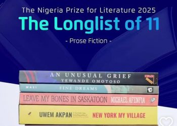 NLNG Literature Prize 2025 Longlist Unveiled as 11 Authors Compete for $100,000 Award