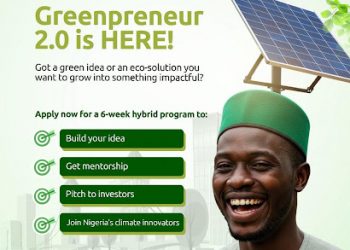 Call For Application: Greenprenuer 2.0 Incubation Program (Mentorship, Training, and Seed Funding)