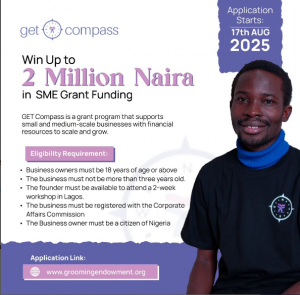 Call For Applications: GET Compass Grant Program For MSMEs (Up to 150 Million Naira Grant)