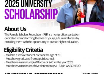 Call For Applications: Female Scholars Foundation Scholarship For Undergraduates 2025 ( Full Scholarship, Living Stipends and Books)