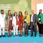 Heifer International's staff with some of their partner farmers and agritech innovators at last year's forum (1)